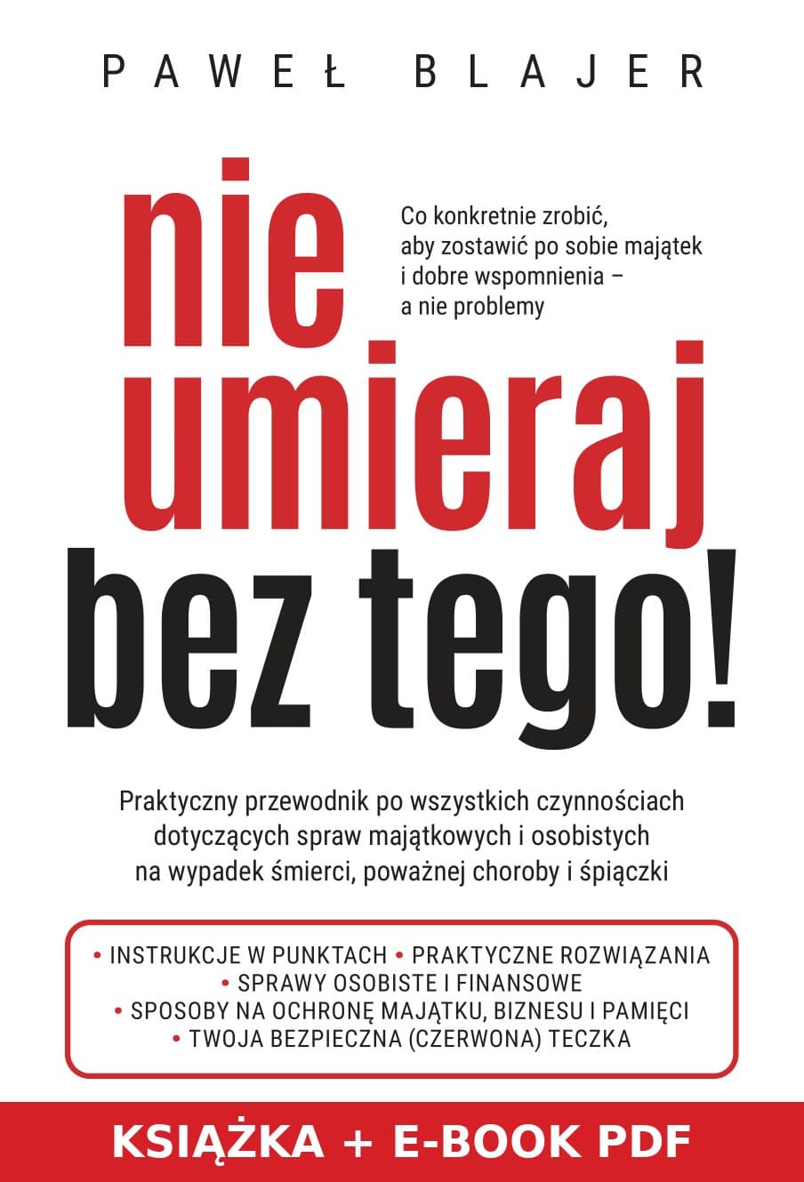Pakiet: Nie umieraj bez tego! - książka + e-book PDF